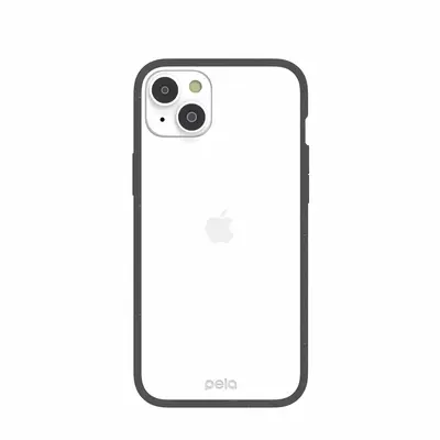Clear iPhone 14 Plus Case with Black Ridge