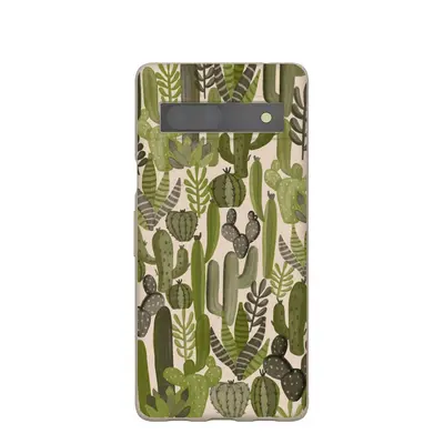 Seashell Succulent Cacti Google Pixel 7a Case