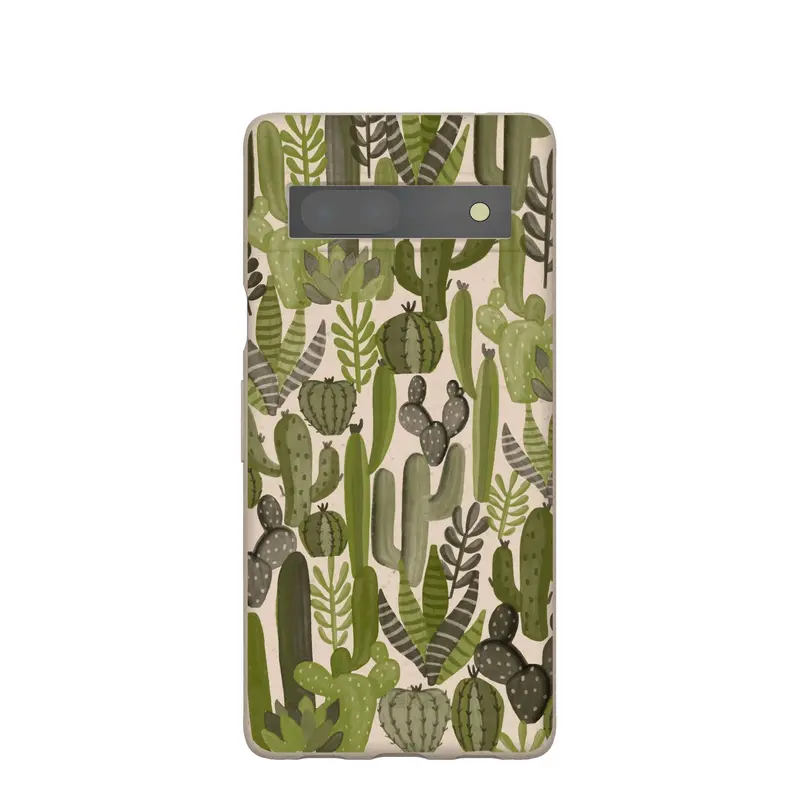 Seashell Succulent Cacti Google Pixel 7a Case