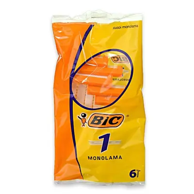 Single Blade Clutch Bic Razor 6 Pcs