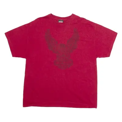 HARLEY DAVIDSON Mens T-Shirt Red XL