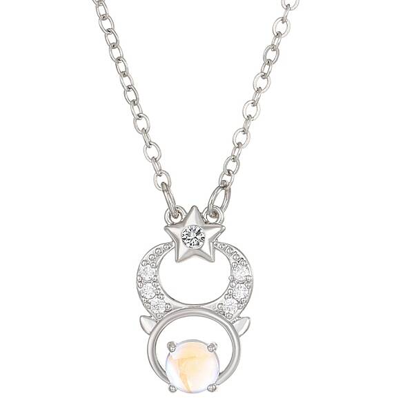 Constellation Rhinestone Pendant Necklace
