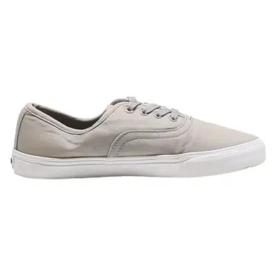 LEVI'S Low Top Trainers Grey Canvas Womens UK 5