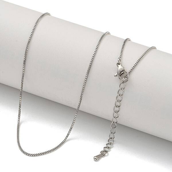 Brass Box Chain Necklaces for Women