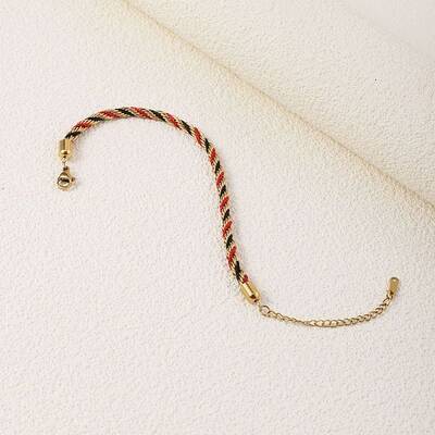 Twisted Nylon Cord Bracelets for Women