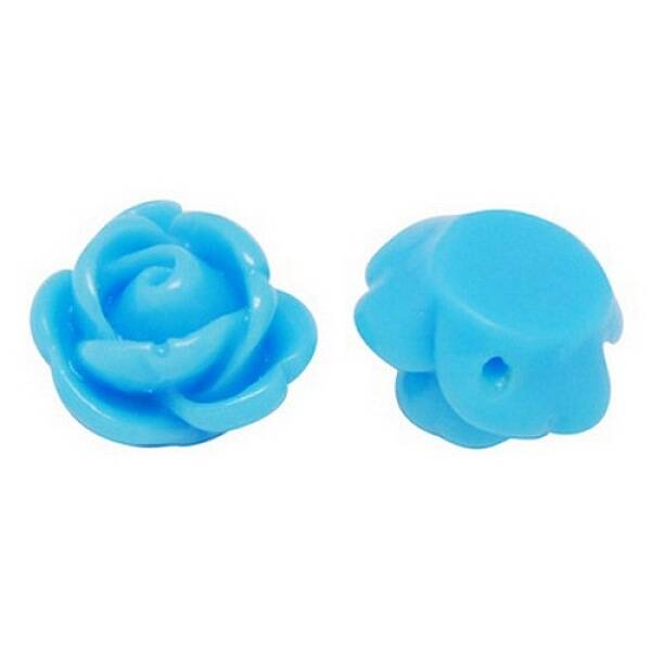 Rose Flower Opaque Resin Beads