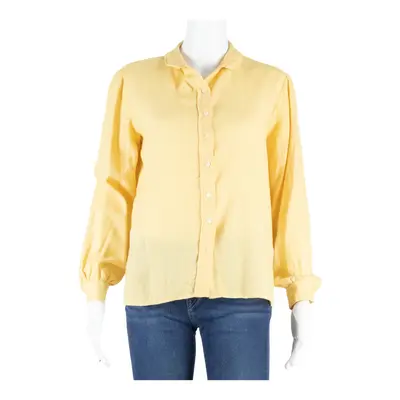 Womens Blouse Yellow Long Sleeve M