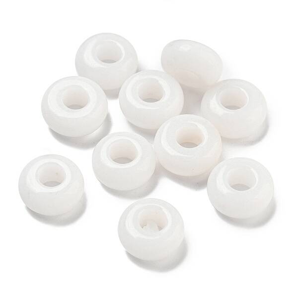 Natural White Jade Beads