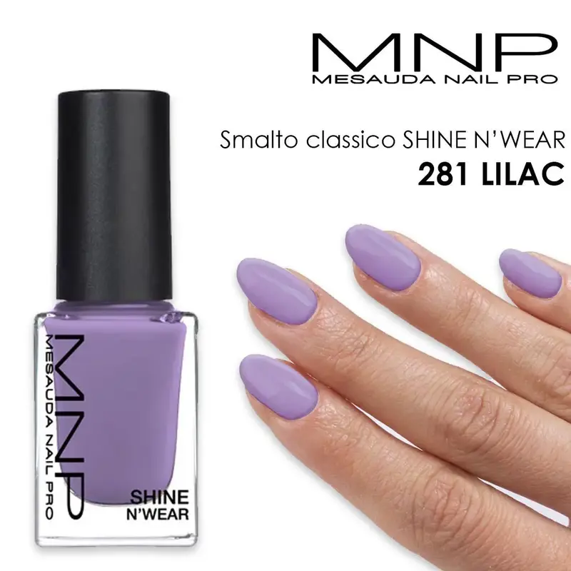 Mnp shine n'wear classic nail polish 281 lilac