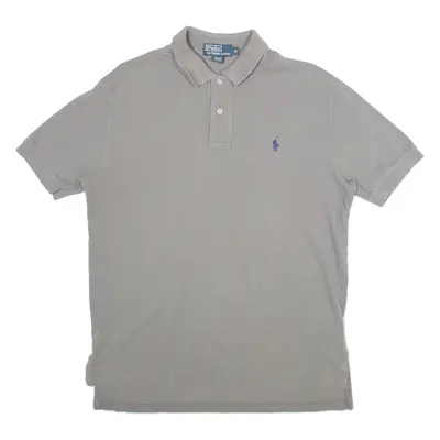 POLO RALPH LAUREN Mens Polo Shirt Grey M