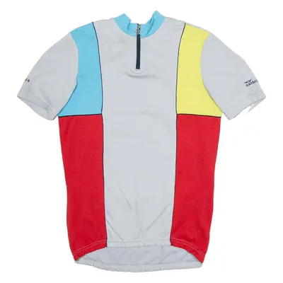 Nabhole Cycling Mens Jersey Grey 1/4 Zip M