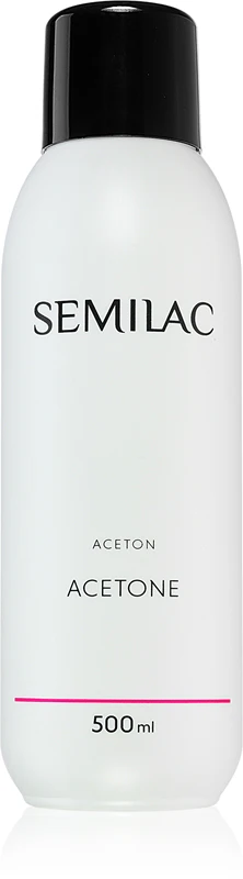 Semilac Liquids pure acetone for removing gel polish 500 ml