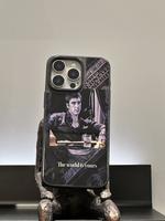 Tony Montana Phone Case, Scar Face Slim Phone Case, The World Is Your Movie, Gift For Fans, Accessories, For IP 7 8 X XS 11 1...