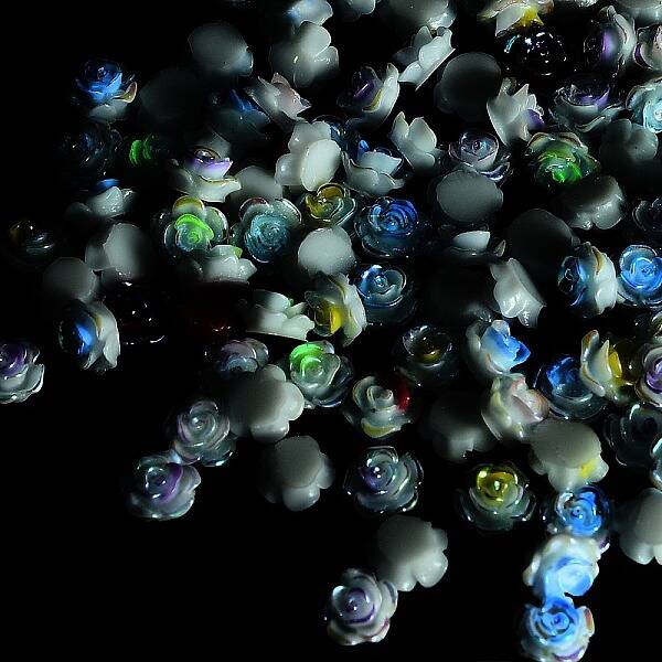 Luminous Opaque Resin Cabochons