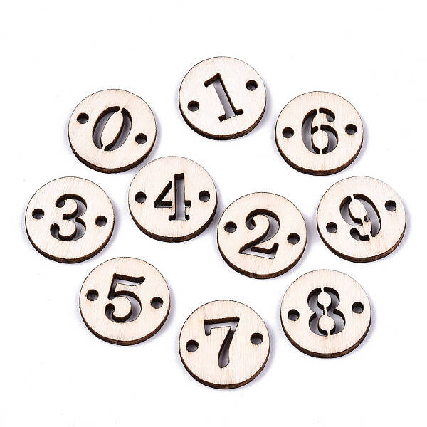 Unfinished Natural Poplar Wood Links Connectors