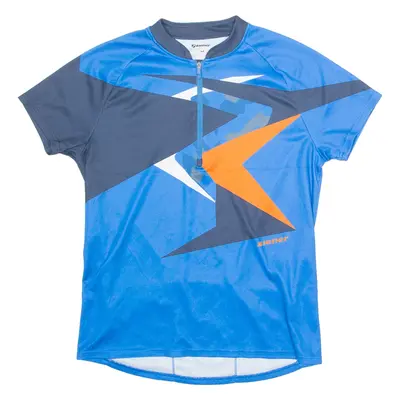 ZIENER Cycling Boys Jersey Blue 1/4 Zip 11-12Y
