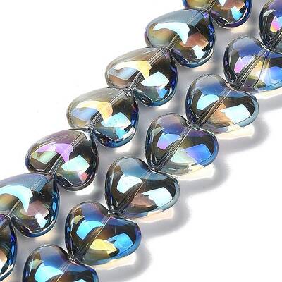 Electroplate UV Plating Glass Beads Strands
