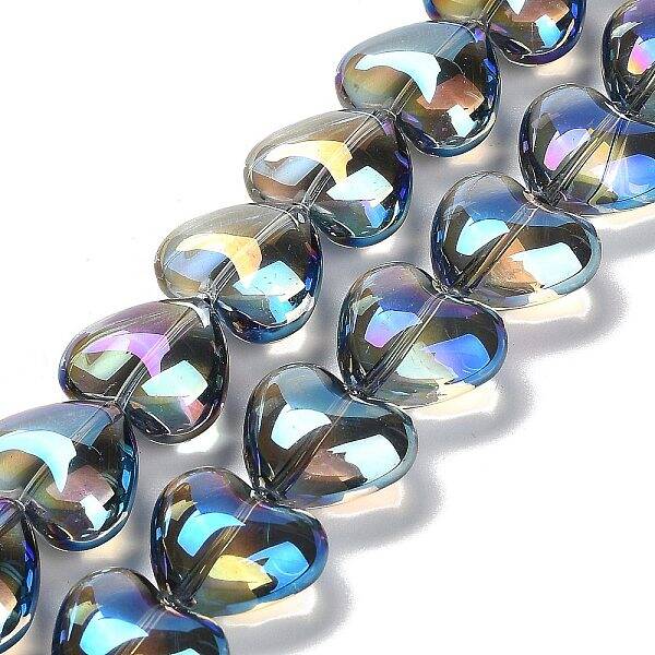 Electroplate UV Plating Glass Beads Strands