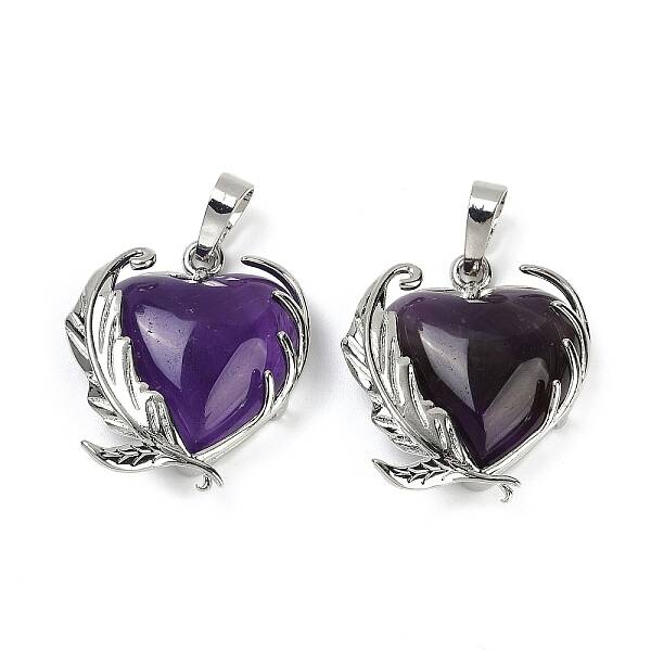 Natural Amethyst Pendants