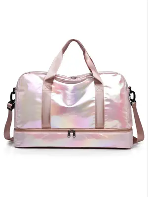 Minimalist Casual Plain Travel Bag, Summer Large Capacity Short-distance Business Trip Travel Bag, Weekend Overnight Bag wit...