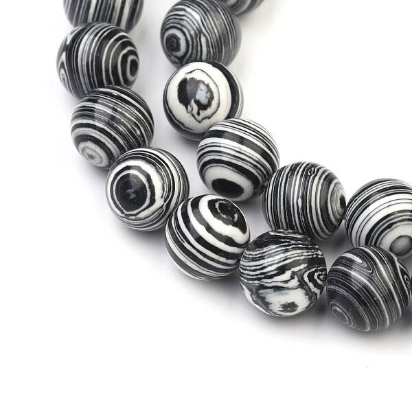 Synthetic Malachite Beads Strands