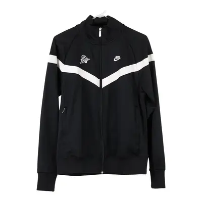Nike Track Jacket - Small Black Polyester