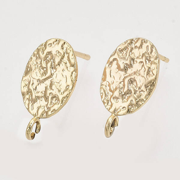 Brass Stud Earring Findings