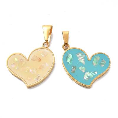 Ion Plating(IP) 304 Stainless Steel Enamel Pendants