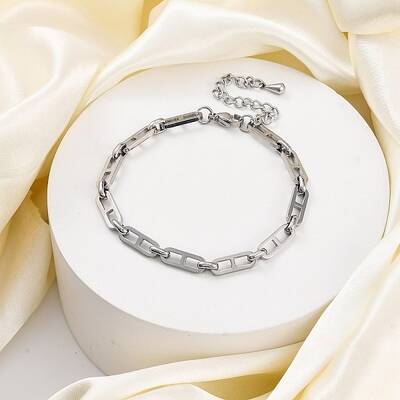 304 Stainless Steel Mariner Link Chains Bracelets