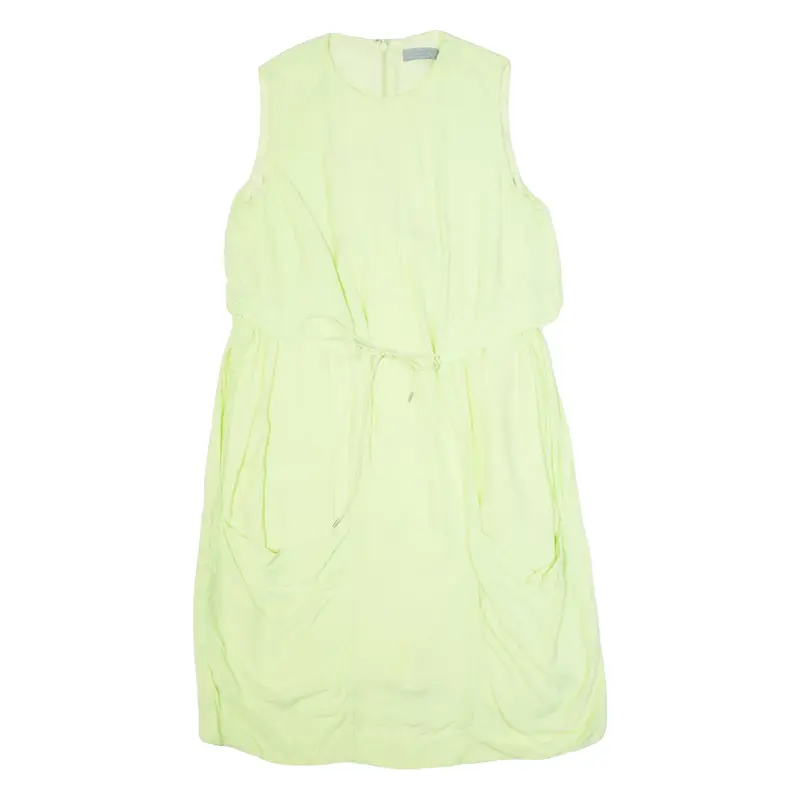 COS Womens Day Dress Green Sleeveless Knee Length S