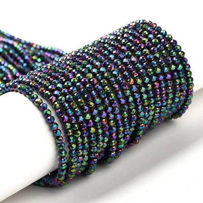 Electroplate Glass Beads Strands