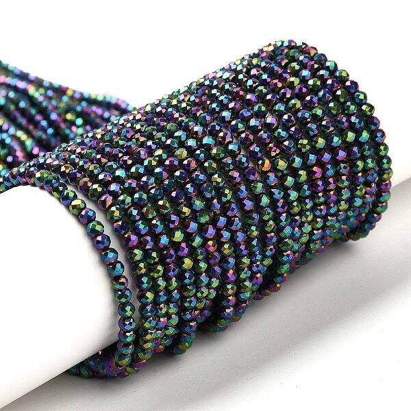 Electroplate Glass Beads Strands