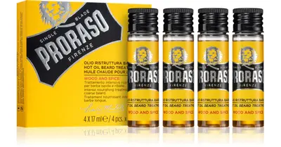 Proraso Wood & Spice Beard Oil 4x17ml