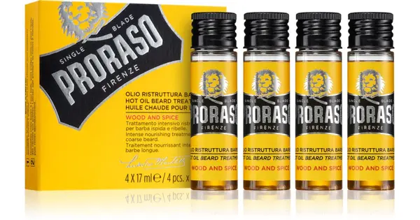 Proraso Wood & Spice Beard Oil 4x17ml