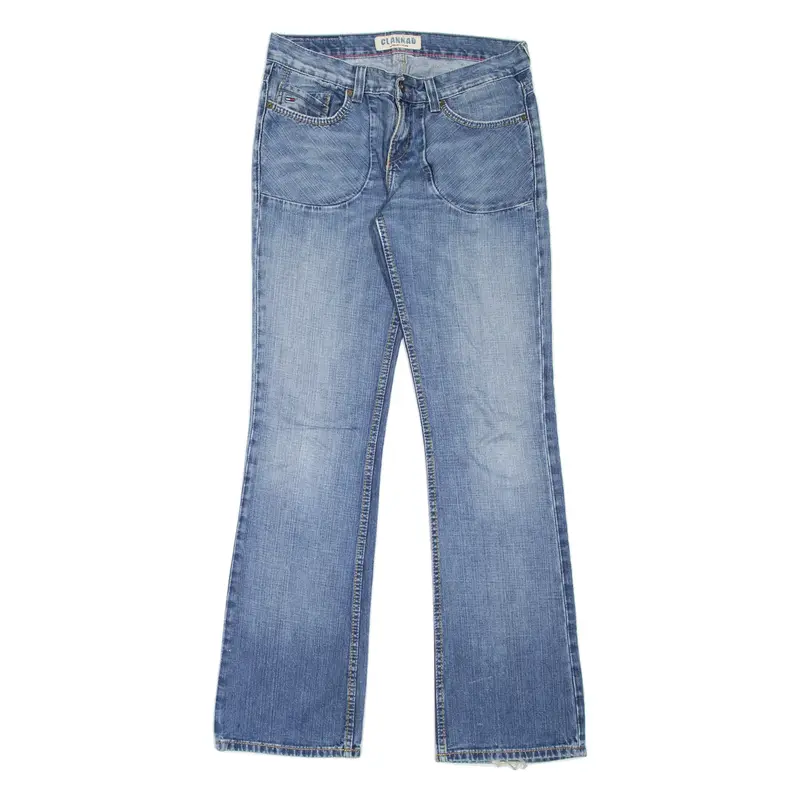 HILFIGER DENIM Clannad Womens Jeans Blue Regular Bootcut Stone Wash W31 L34