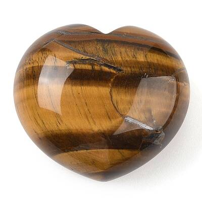 Natural Tiger Eye Thumb Massage Stone
