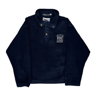 University Of Illinois Chicago Champion Fleece - Large Navy Polyester | Size: large