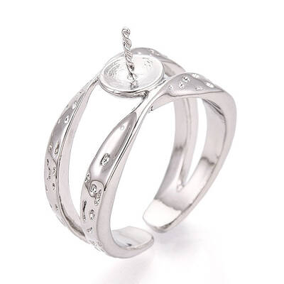 Brass Cuff Ring Settings