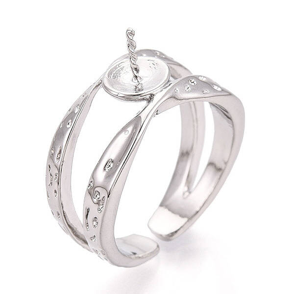 Brass Cuff Ring Settings