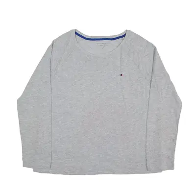TOMMY HILFIGER Sleepwear T-Shirt Grey Long Sleeve Mens L