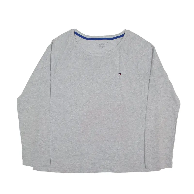 TOMMY HILFIGER Sleepwear T-Shirt Grey Long Sleeve Mens L