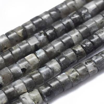 Natural Larvikite Beads Strand