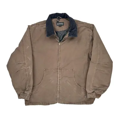 Dakota Jacket - 2XL Brown Cotton
