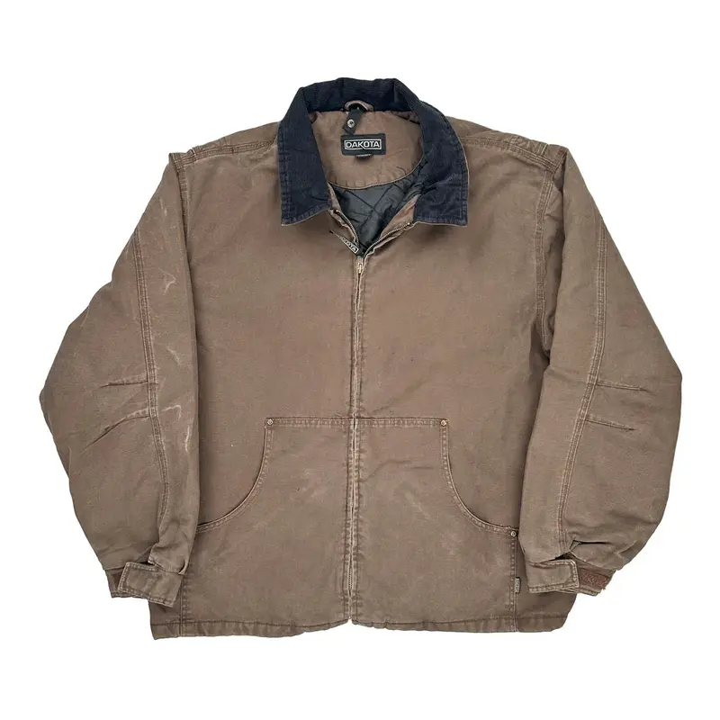 Dakota Jacket - 2XL Brown Cotton