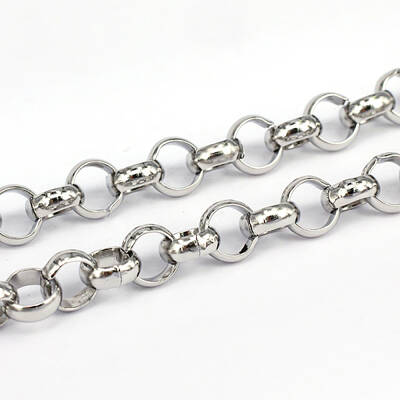 Tarnish Resistant 304 Stainless Steel Rolo Chains