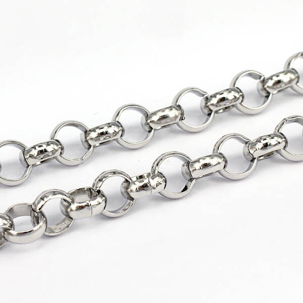 Tarnish Resistant 304 Stainless Steel Rolo Chains