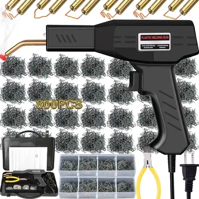 Plastic Welder, 800PCS Staples, Plastic Welding Kit, Must Have for DIYers, Instant On/Off, Plastic Welder Kit, Bumper Repair ...