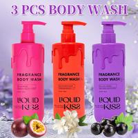 LIQUID KISS Relief Body Wash for Women Oat Etract Vitamin C Hyaluronic Acid  Moisturizing Shower Deep Moisture WHIRLWIND Frag...