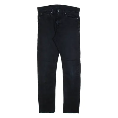 LEVI'S Mens Jeans Black Slim Straight W31 L32