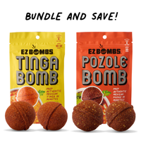 Tinga Bombs and Pozole Bombs bundle by EZ Bombs - Seasoning Spice Bomb Flavor for Authentic Mexican Dishes - Traditional